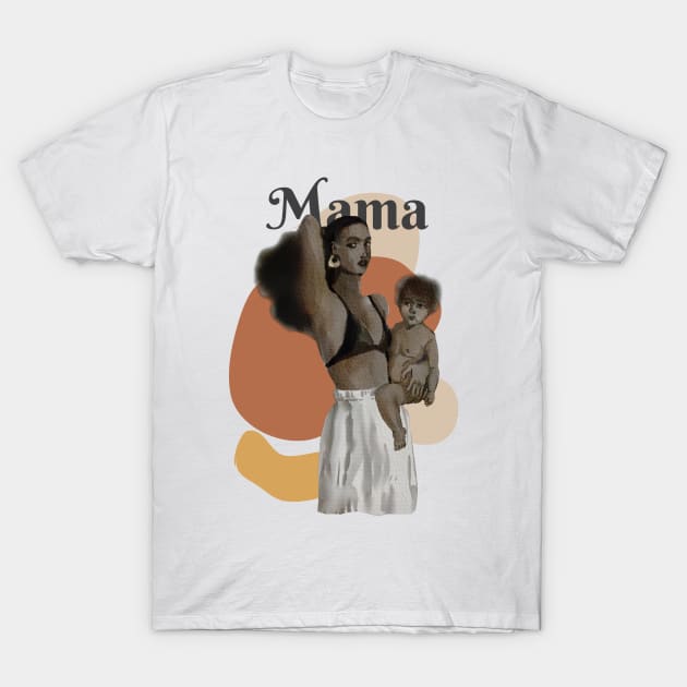 Mama T-Shirt by AllPrintsAndArt